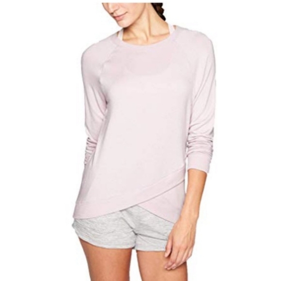 Athleta Criss Cross Lilac Light Weight Sweatshirt Women's Medium - Picture 1 of 6